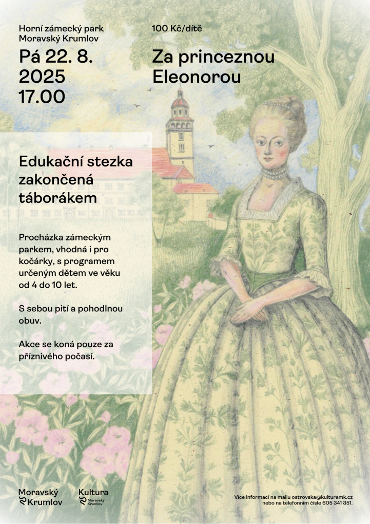 Za princeznou Eleonorou: pohádková stezka a táborák Za princeznou Eleonorou: pohádková stezka a táborák